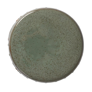Large Medallion Ceramic Garden Stool, Jade