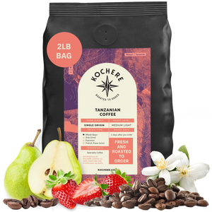 Kochere Coffee Tanzanian Mbeya AB Medium-Light Roast - Pear, Floral, Jasmine Notes