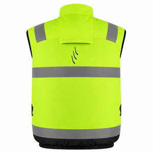 30V Battery-Powered High Vis Fan-Cooled Vest Complete Cooling System