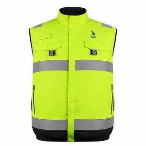30V Battery-Powered High Vis Fan-Cooled Vest Complete Cooling System