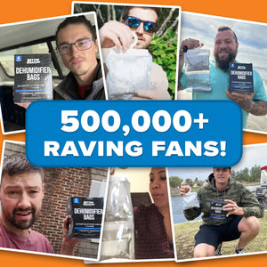 Four Pack Boat Dehumidifier Hanging Bags