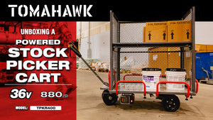 Powered Stock Picker 400kg Capacity for Warehouses, Shops & Material Handling
