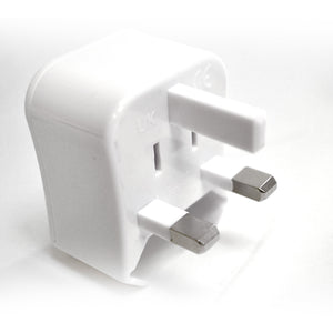 Ceptics 3pc International Travel Plug Adapter Kit (White), Non-grounded (UP-3K-WHT) - TRAPSKI