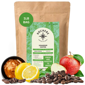 Kochere Coffee Ugandan Sipi Falls Single Origin, Organic Medium Roast - Raisin, Fig, Brown Sugar Notes