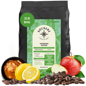 Kochere Coffee Ugandan Sipi Falls Single Origin, Organic Medium Roast - Raisin, Fig, Brown Sugar Notes