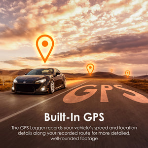 Rexing V1P SE 4K Dual Channel Car Dash Cam w/ GPS, Wi-Fi & Bonus CPL Filters
