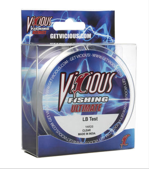 Vicious Ultimate Clear Mono - 6 Lb Test