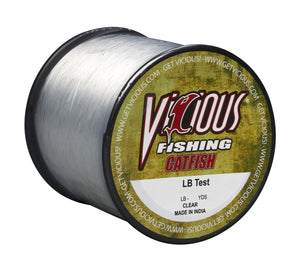 Vicious Catfish Clear Mono - 20 Lb Test - TRAPSKI
