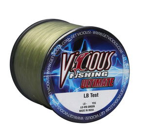 Vicious Ultimate Lo-Vis Green Mono - 4 Lb Test