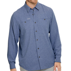 Indigo Maverick Shirt | Long Sleeve