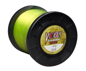 Vicious Catfish Hi-Vis Yellow Mono - 25 Lb Test - TRAPSKI