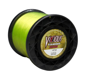 Vicious Catfish Hi-Vis Yellow Mono - 25 Lb Test - TRAPSKI