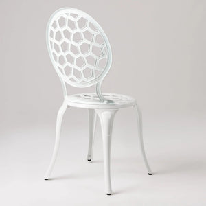 Vashon Aluminum 3-piece Bistro Set in White