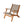 Vega Acacia Outdoor Chair in Diamond-Weave Wicker