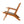 Vega Acacia Outdoor Chair in Diamond-Weave Wicker