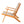 Vega Natural Stain Outdoor Chair in Ecru Cording