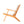 Vega Natural Stain Outdoor Chair in Ecru Cording