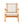 Vega Natural Stain Outdoor Chair in Ecru Cording
