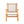 Vega Natural Stain Outdoor Chair in Ecru Cording