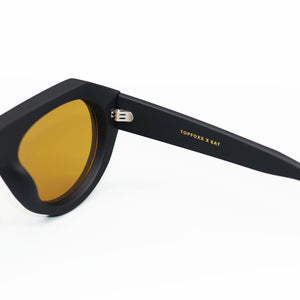 Vega Shield - Matte Black & Yellow