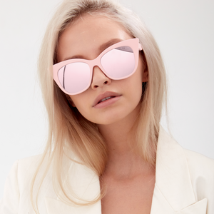 Venice Cateye - Pink - Rose Gold