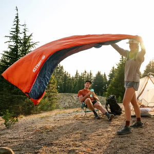 Versa Blanket - Blue/Orange