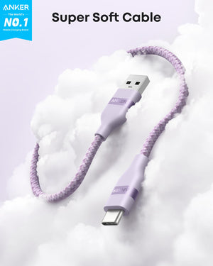 Anker USB-A to USB-C Cable (3 ft/6 ft, Upcycled-Braided) - TRAPSKI