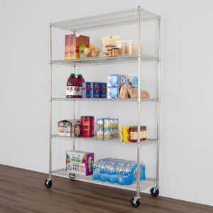 18" x 48" x 72" 5-Tier Wire Rack