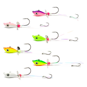 Pink/White Walleye Death Spinner - TRAPSKI