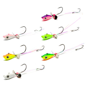 Pink/White Walleye Death Spinner - TRAPSKI