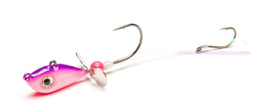 Pink/Purple Walleye Death Spinner - TRAPSKI