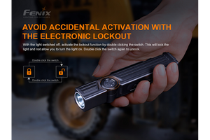 Fenix WT25R Adjustable Head LED Flashlight - 1000 Lumens - TRAPSKI