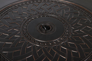 Wagner 33" Round Aluminum LPG Fire Pit