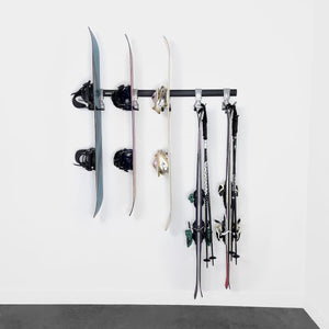 WallTrax Garage Track System | Large Double Hook 5-Pack