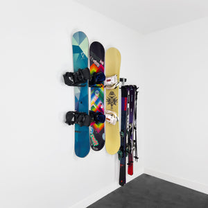WallTrax Garage Track System | Large Double Hook 5-Pack