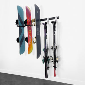 WallTrax Garage Track System | Large Double Hook 5-Pack