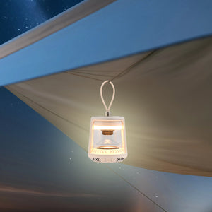 Outdoor Waterproof Camping Lantern Speaker with 3 LED Light Colors
