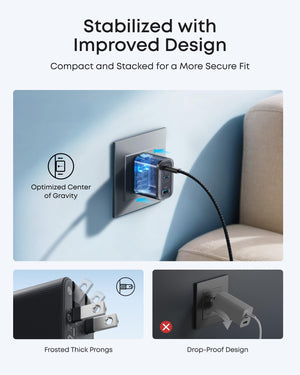 Anker Nano Charger (70W, 3 Ports) - TRAPSKI