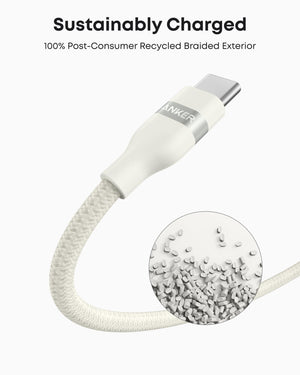 Anker USB-A to USB-C Cable (3 ft/6 ft, Upcycled-Braided) - TRAPSKI
