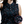 Womens Black Paint Splatter Polo