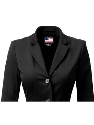Women 3 Button Cotton Coat