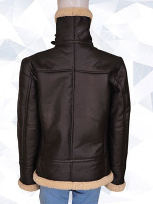 Women B3 Bomber Shearling Aviator Jacket
