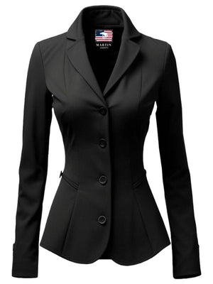 Women Black Cotton Coat - Cotton Coat