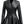 Women Black Peplum Leather Jacket