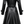 Women’s Designer Black Long Leather Coat