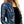 Women Emma Casual Leather Jacket – Navy Blue