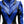 Women Leather Jacket – Blue and Black Faux Leather Jacket