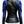 Women Leather Jacket – Blue and Black Faux Leather Jacket