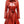 Women’s Red Leather Coat – Stylish & Elegant