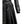 Women’s Rock Black Long Leather Designer Coat